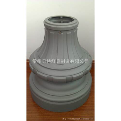 厂家供应庭院灯灯杆底座户外压铸铝莲花底座别墅花园灯具配件