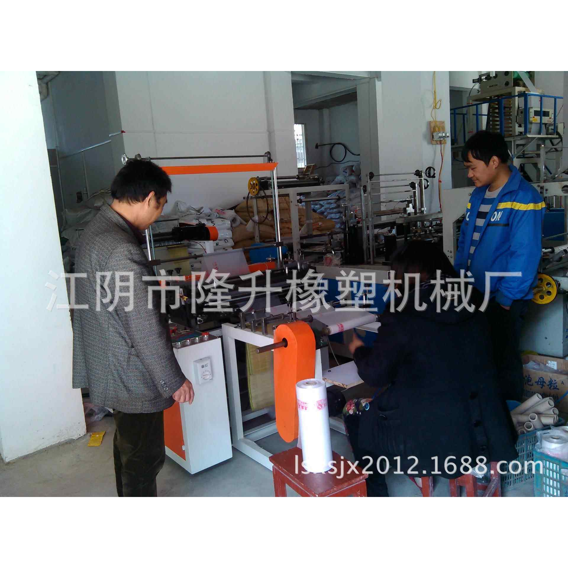 塑料制袋机.加工定制800型超市连卷袋塑料制台机