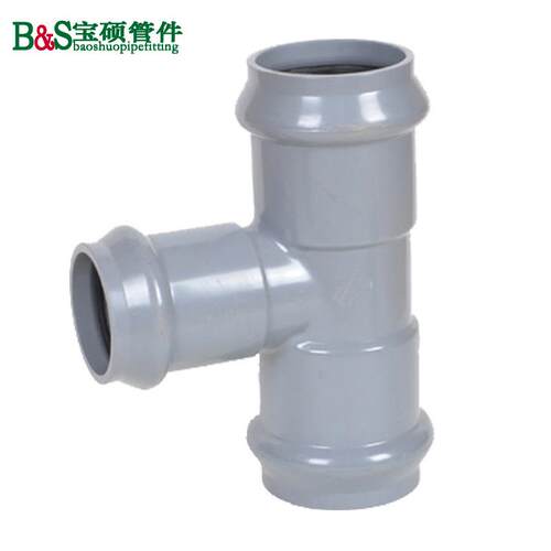 直角三通_注塑PVC-U直角三通三承异三通(Φ75*63-Φ355*250mm) ..