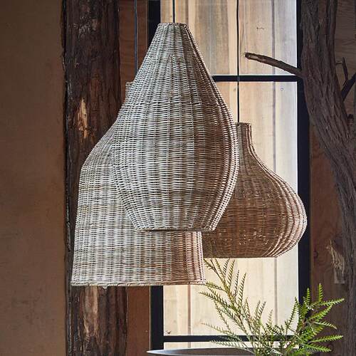 日本进口中式藤编吊灯禅意餐厅复古手工藤编东南亚灯具民宿火锅店