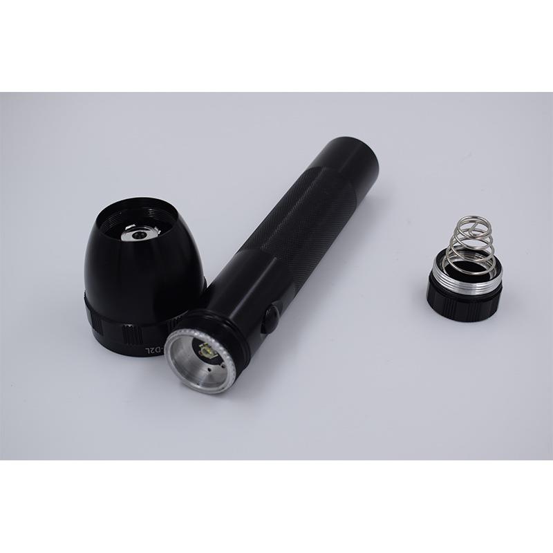 华升黑豹防爆手电筒不带电池化工厂用强光单电筒WFL-D2L/D3L/D4L