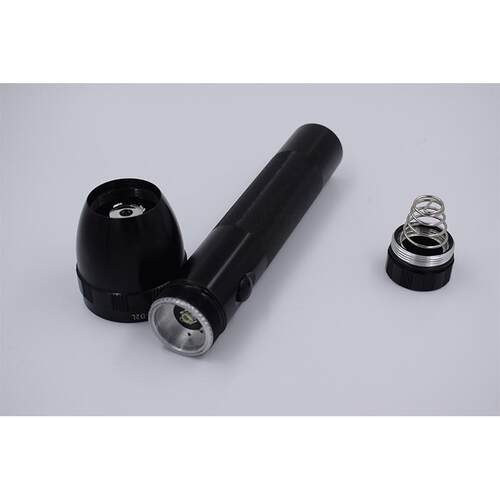 华升黑豹防爆手电筒不带电池化工厂用强光单电筒WFL-D2L/D3L/D4L