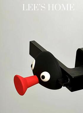 pingu企鹅门挡门把手装饰家用玄关入户门挡磁吸防撞阻门器防夹手