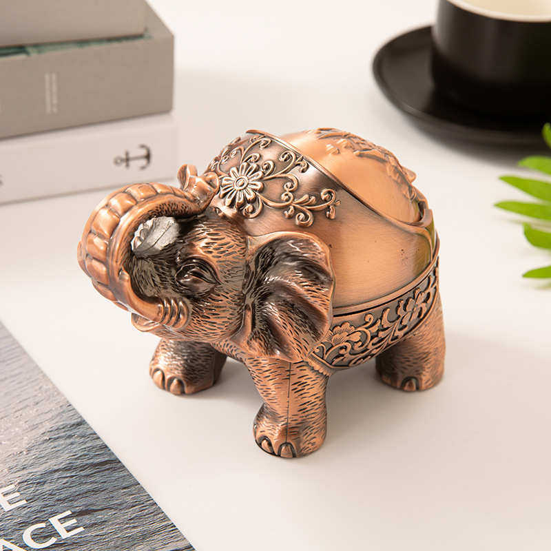 烟灰缸家用个性创意平安大象烟缸 客厅茶几高档多功能烟缸摆件,节庆用品/礼品,时尚烟灰缸,淘宝优惠券,粉丝福利购,淘宝优惠卷