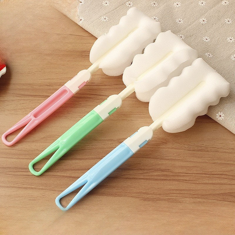 海绵清洗杯刷长柄保温杯刷子可拆卸洗杯子清洁刷旋转奶瓶刷,家庭/个人清洁工具,钢丝球/钢丝刷,淘宝优惠券,粉丝福利购,淘宝优惠卷