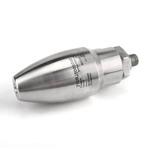 500bar超高压清洗机不锈钢莲花喷头旋转喷嘴陶瓷芯