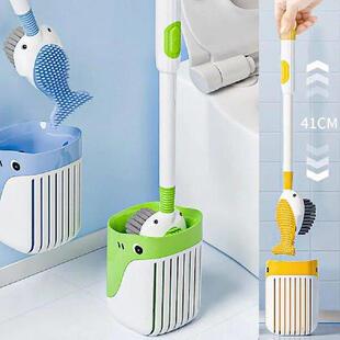 High-end Squirt Whale Toilet Brush 360-degree Cleaning