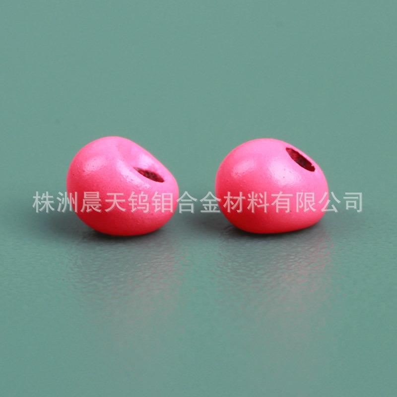 喷漆/荧光色偏心水滴款钨珠2.3/2.8/3.3/3.8/4.6/5.5/6.0/6.5/7.0