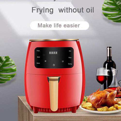6L large electric air fryer Touch Screen English Air fryer