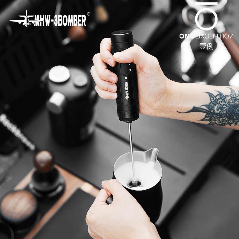 轰炸机MHW魔术师手持电动打奶泡器咖啡拉花自动发泡打蛋清搅拌器