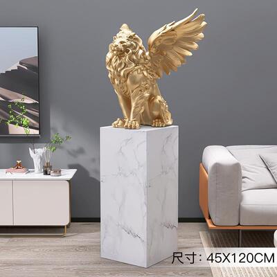 正品奢轻大型子客厅落地摆件办公室门口展厅狮塑装饰雕品开业乔迁