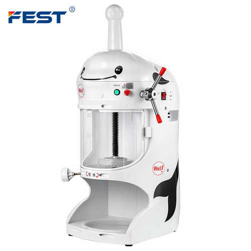 FEST台湾品质绵绵冰机刨冰机商用奶茶店电动碎沙冰机冰柱机冰砖机