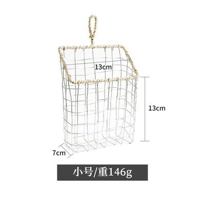 铁丝编制收纳收纳壁挂杂物脏衣篮