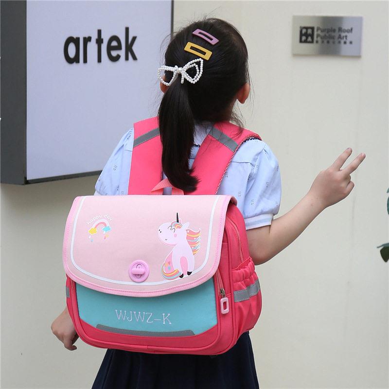 特价清仓书包男小学生护脊剑桥树横版背包儿童可爱女孩中班双肩包