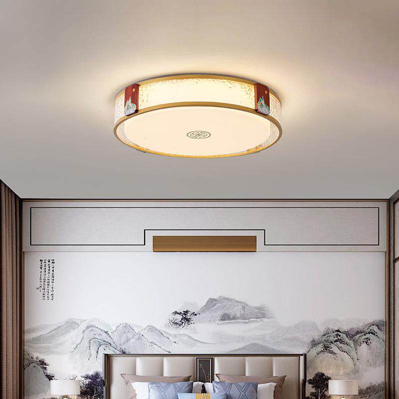 新中式客厅吸顶灯简约现代大气家用长方形房间灯主卧室灯具餐厅灯