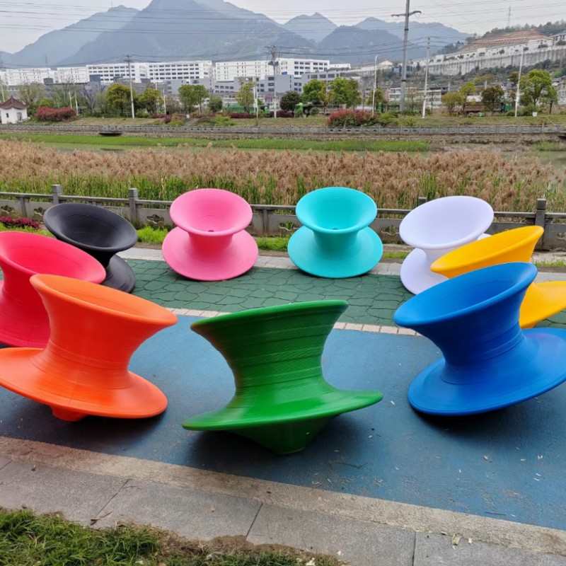 旋转椅儿童户外公园小区转转椅转转乐感统训练玩具商场陀螺不倒翁