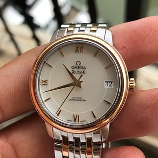 98新32.7mm欧米茄碟飞系列424.20.33.20.05.002自动机械女表正品