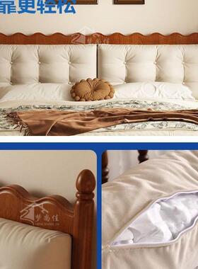 法式复古温卧莎.5米双612#人床主古风美式木床现代1小户型.简约18