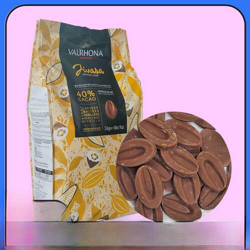 法国进口Valrhona 40% Valrhona牛奶巧克力硬币釉面烘焙