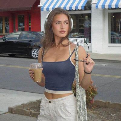 neck suspenders two-piece personality casual contrast fake