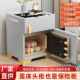 智能床头柜轻奢简约保险箱多功能软包家用收纳柜卧室床边柜保险柜