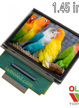 厂家直销1.69英寸彩色oled液晶显示屏UG-6028GDEFF01拓微topwin新