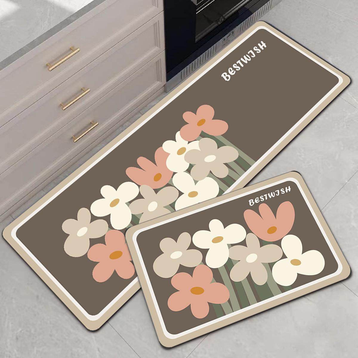 厨房专用硅藻泥垫子防脏长脚垫防滑吸水防油门口耐脏可擦免洗地垫,居家布艺,家用脚垫,淘宝优惠券,粉丝福利购,淘宝优惠卷