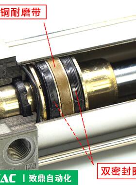 标准气缸气动元件SC80/100/125/160/25X50X100X125X150X200X300