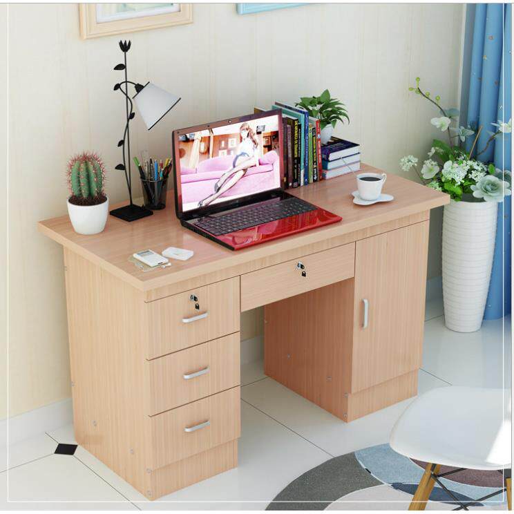 厂家简约现代书房台式带抽屉电脑桌职员办公桌 办公家具