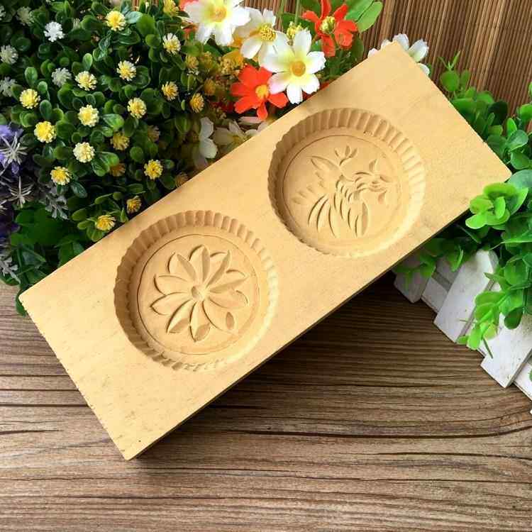 包邮阳江炒米饼模具叶贴酥角小油角模板传统手工木制饼印年糕糕点