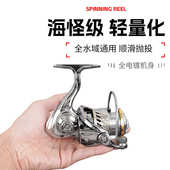 路亚远投纺车轮全金属渔轮打黑微物路亚轮渔轮筏钓仿车轮全金属