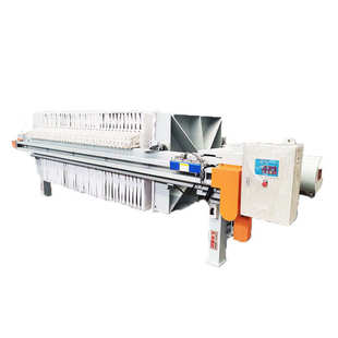 10平自动液压厢式压滤机整机河南厂家石材沙场压滤污水处理设备