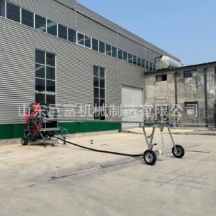 75-300型全自动喷灌机质保十年PE管农作物浇地可加桁架卷盘式喷灌