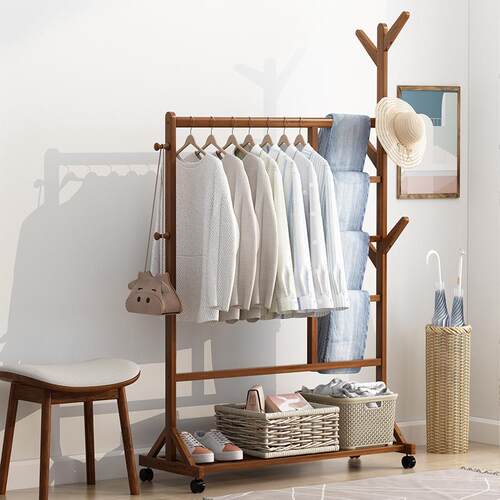 Floor-standing minimalist modern coat rack, suitable for hom