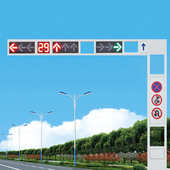 L型道路信号灯杆 交通信号灯 路口信号灯 单臂式 路口交通信号灯