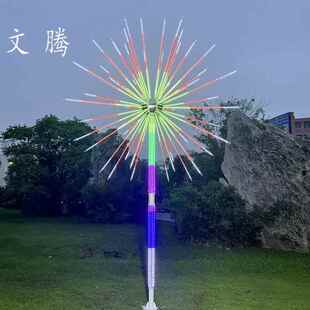 节日外亮化烟花灯景观树户款防水灯WT-F3M1.礼花发光树新烟花灯装