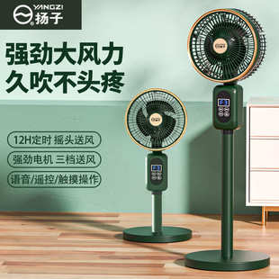 空气循环扇电风扇家用静音大风力落地扇遥控语音智能风扇摇头电扇