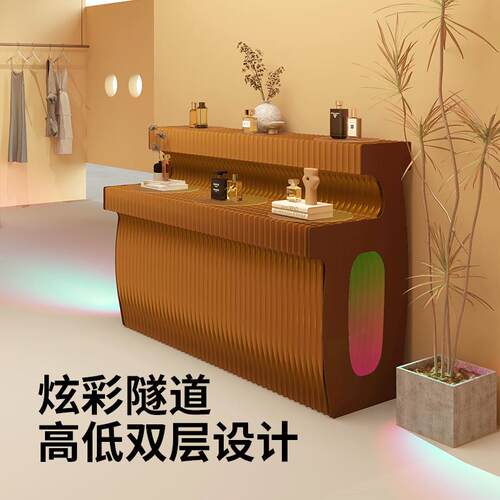 八纸十展可架中岛展示台装饰展展示柜商用展陈折叠移动台门店ZT45
