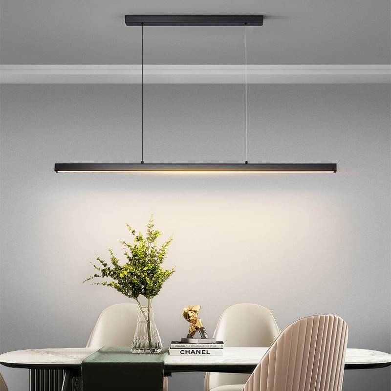 Nordic LED restaurant chandelier modern minimalist dining ta