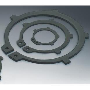 DIN983带外凸耳挡圈带齿轴用弹性挡圈带齿轴用卡簧M16 M45