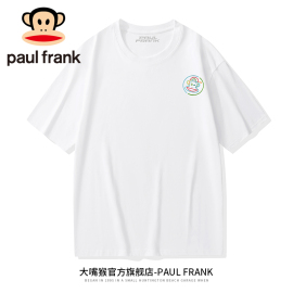 Paul Frank/大嘴猴情侣夏季短袖t恤女生2023宽松印花半袖上衣