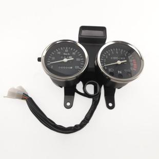 摩托车太子125GN125码表左里程表右转速表仪表总成咪表档位显示器