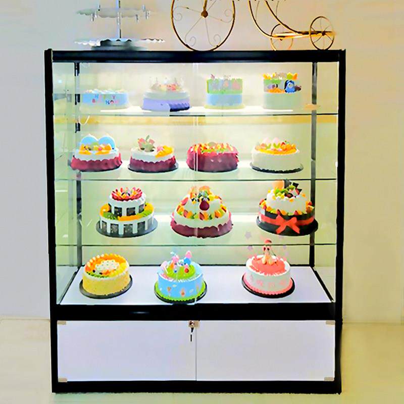 生日蛋糕模型展示柜蛋糕店货架样品模具展柜玻璃商用蛋糕展示柜图片