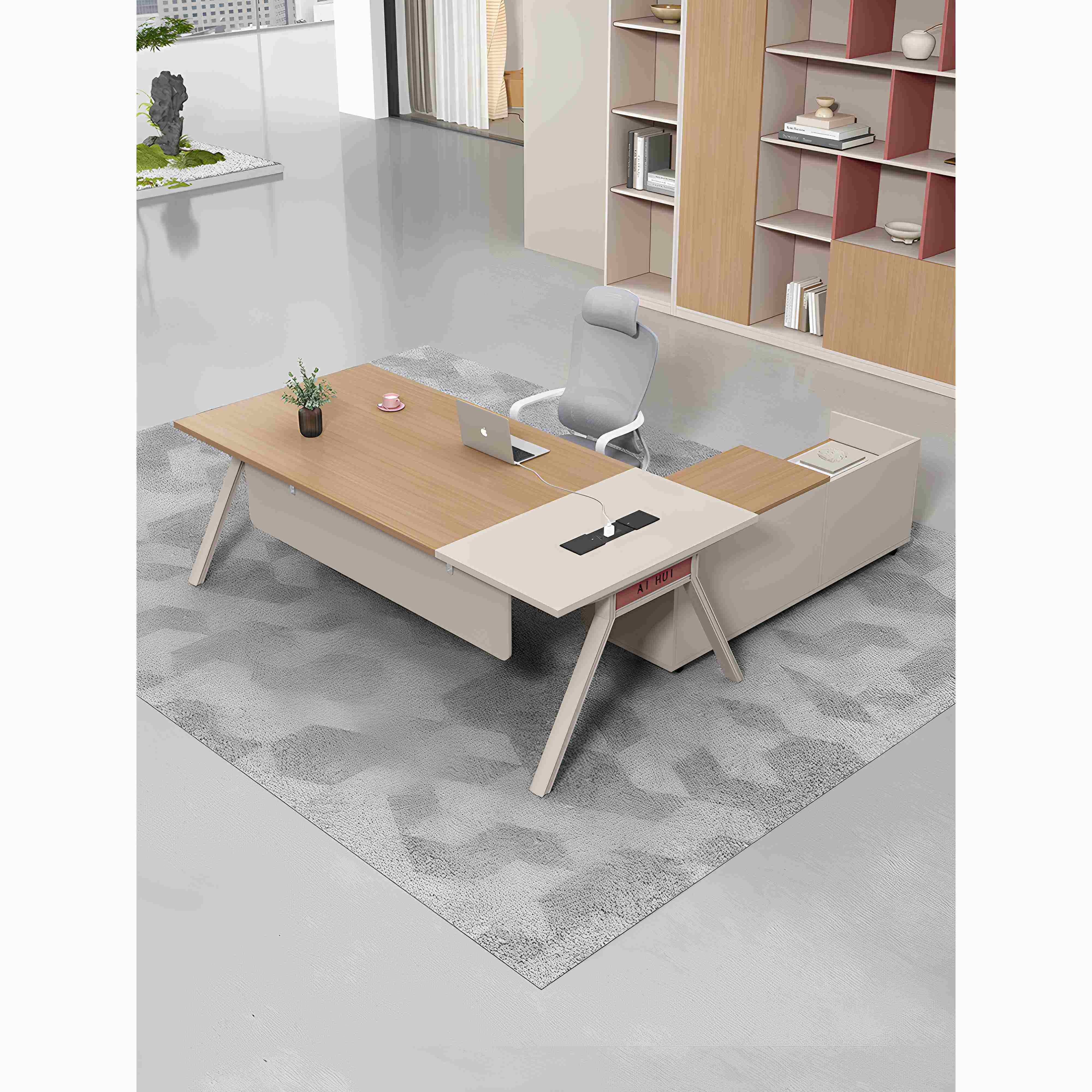 单人老板桌办公桌简约现代主管桌经理办公室桌高端办公桌椅组合,商业/办公家具,大班台/主管桌,淘宝优惠券,粉丝福利购,淘宝优惠卷