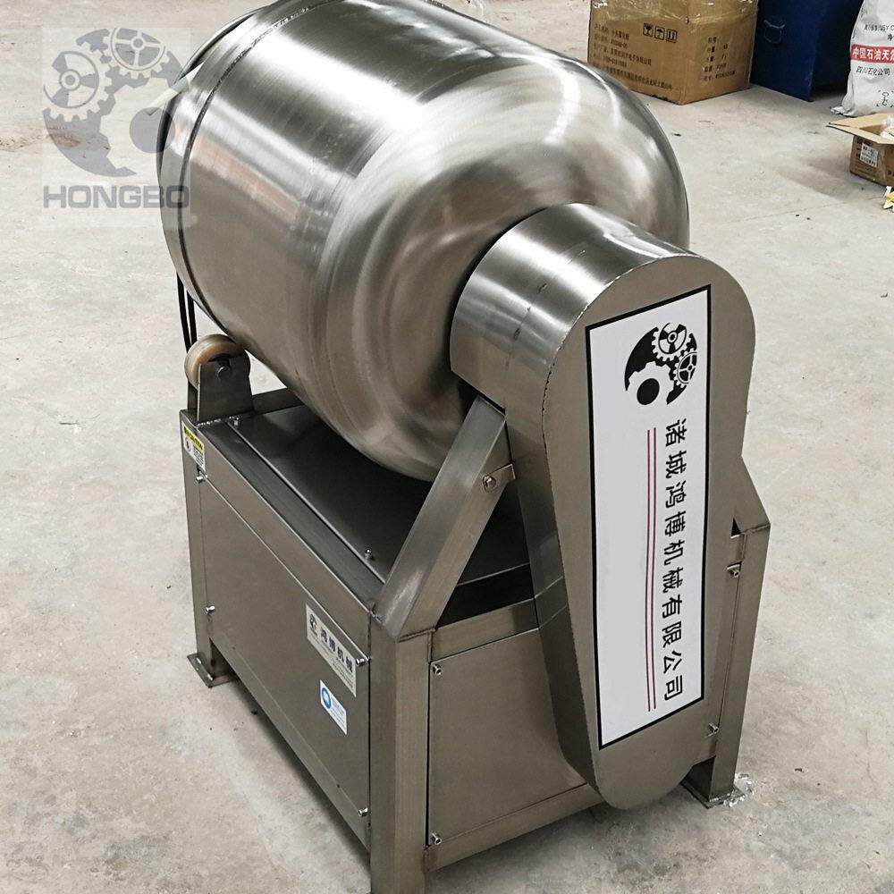 商用冻肉板多功能真空滚揉机 鸿博强力搅拌设备 加强型腌制机