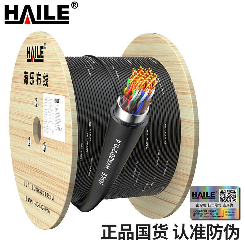 HYA-20*2*0.4室外20对大对数线缆电话线市话语音通信线缆100米