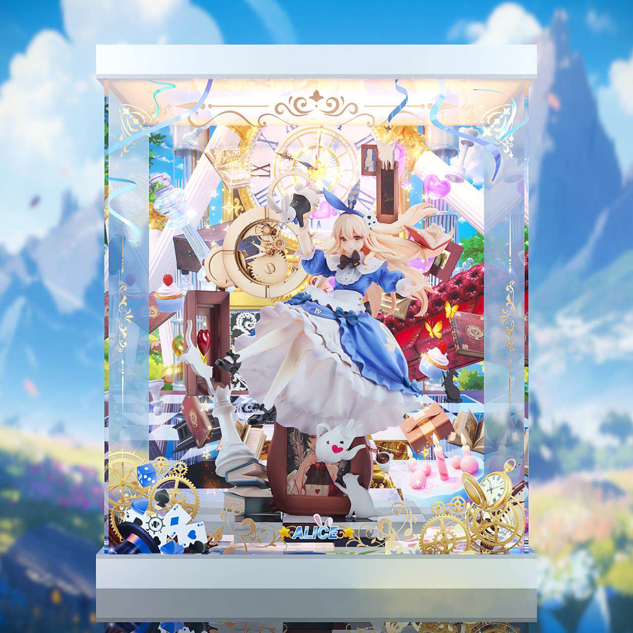【移不动】梦游奇境记~入梦时刻~ 爱丽丝·里德尔 亚克力展示盒