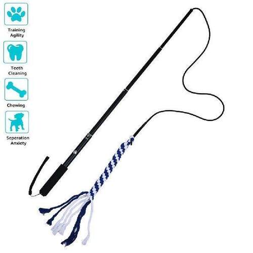 Interactive Dog Toys Extendable Flirt Pole Funny Chasing