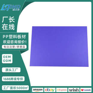 折叠加厚PP塑料中空板 室内滑行用品塑料板材 电子光学双面磨砂板