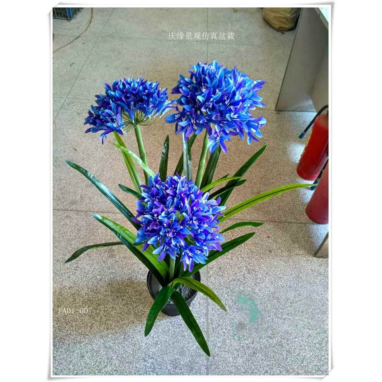 仿真水仙花盆栽紫色花粉色花北欧风室内家居阳台花艺装饰假洋水仙